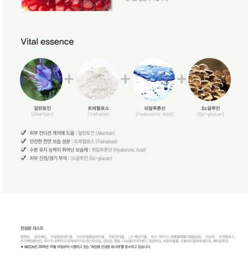 MIZON Enjoy Vital-Up Time Mask - 10 Types | YesStyle