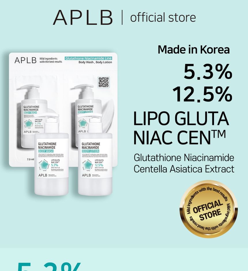 Buy APLB - Glutathione Niacinamide Body 2 Types Sachet Set in Bulk |  AsianBeautyWholesale.com