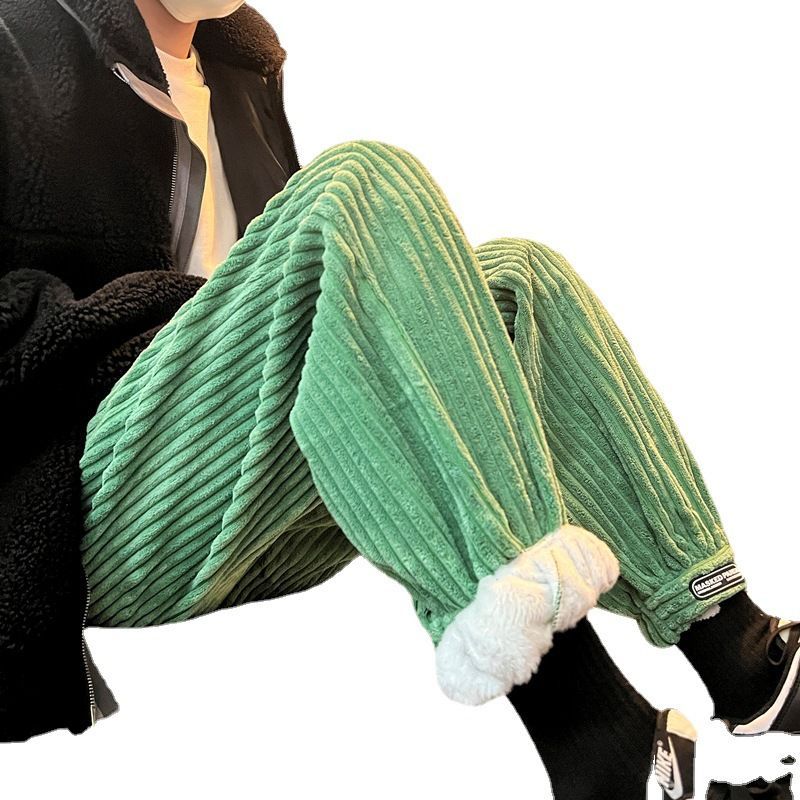Phoneus - Fleece Lined Corduroy Pants 