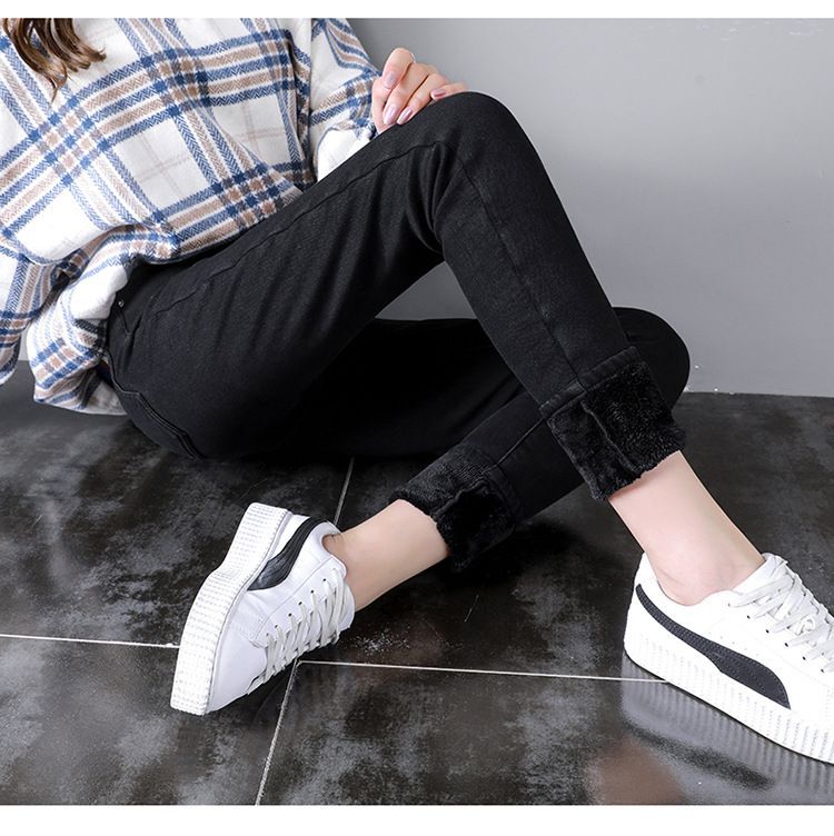 fleece lined skinny jeans