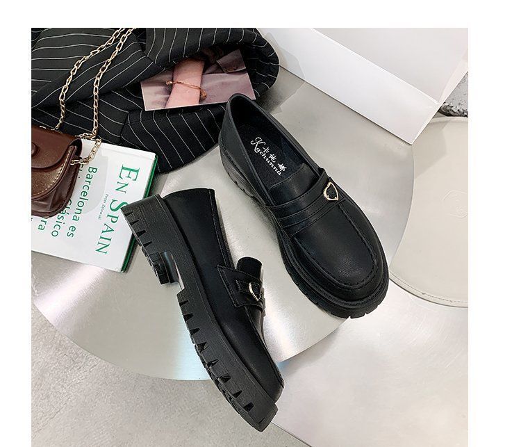 Red Wolf Plain Platform Loafers  YesStyle