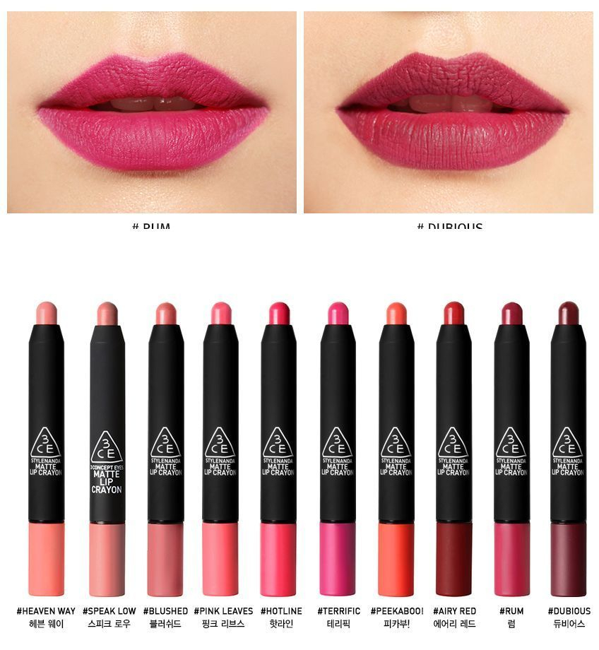 3ce lip crayon