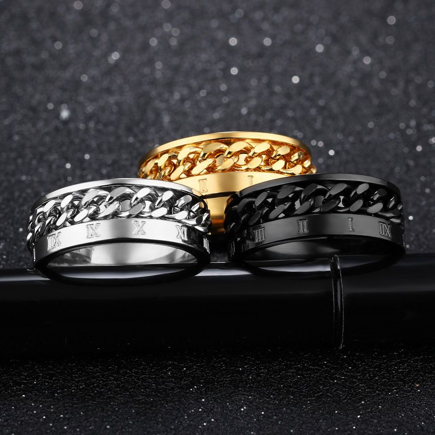 Tenri Chained Number Ring | YesStyle