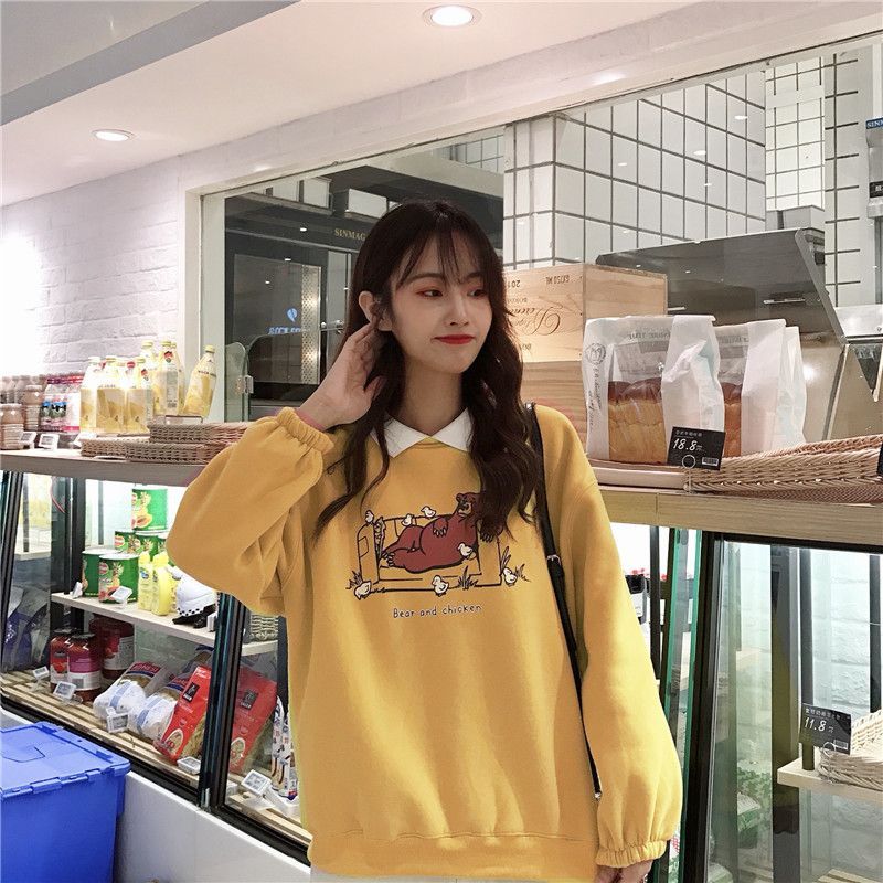 bear and chicken sweatshirt