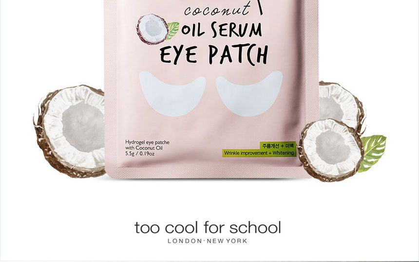 too cool for school Coconut Oil Serum Eye Patch YesStyle