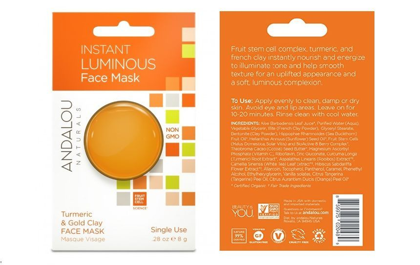 Download Andalou Naturals Facial Mask Pods 6 Types Yesstyle PSD Mockup Templates