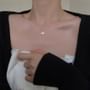 Faux Gemstone Pendant S925 Sterling Silver Choker
