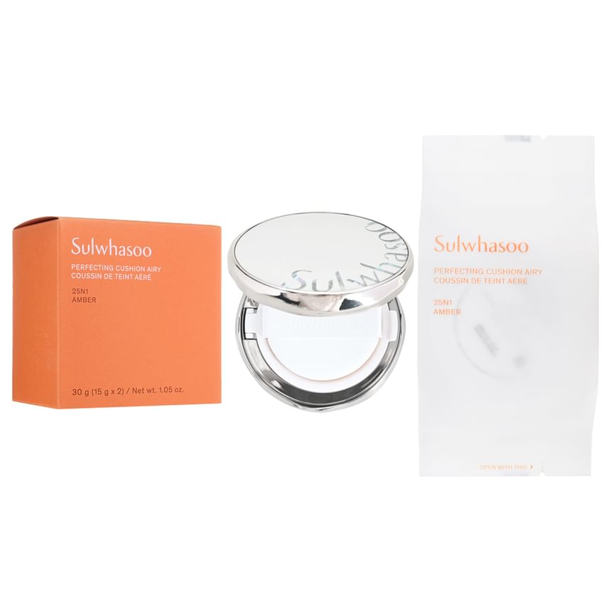 Buy Sulwhasoo - Perfecting Cushion Airy Set - 7 Colors in Bulk |  AsianBeautyWholesale.com