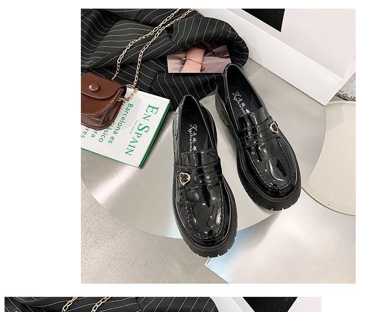 Red Wolf Plain Platform Loafers  YesStyle