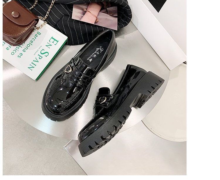 Red Wolf Plain Platform Loafers  YesStyle