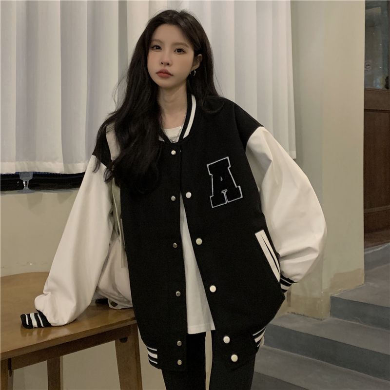 Closette - Lettering Baseball Jacket 