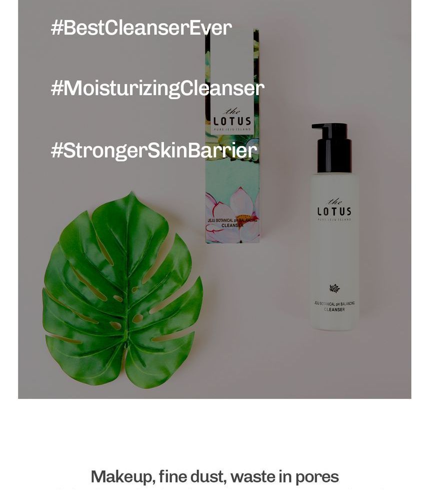 the pure lotus cleanser