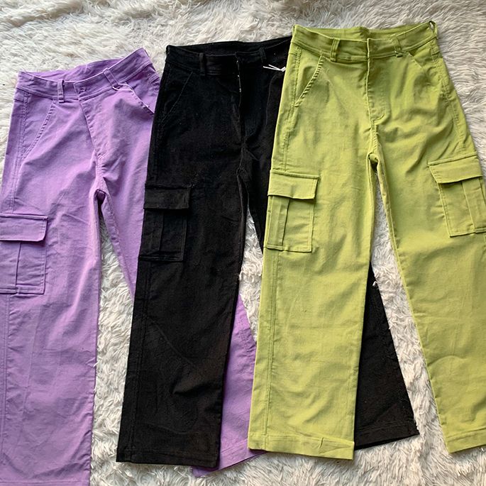 straight cut cargo pants