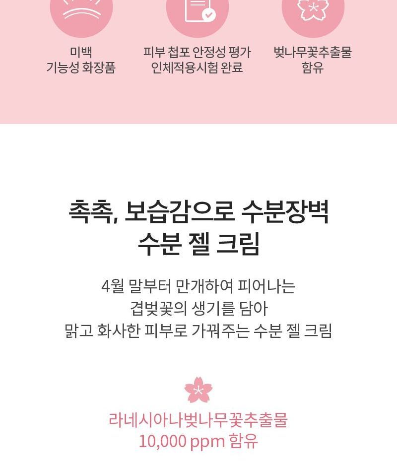 nature republic pure cherry blossom cream ingredients