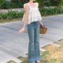 Sleeveless Square Neck Babydoll Blouse