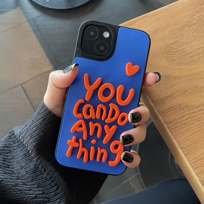 Case Study 3d Lettering Phone Case Iphone 13 Pro Max 13 Pro 13 13 Mini 12 Pro Max 12 Pro 12 12 Mini 11 Pro Max 11 Pro 11 Se Xs Max Xs Xr X Se 2 8 8 Plus 7