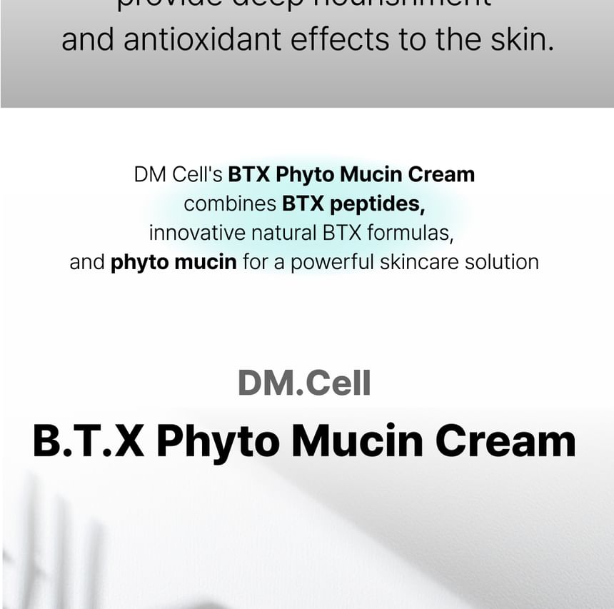 Buy DM.Cell - BTX Phyto Mucin Cream in Bulk | AsianBeautyWholesale.com