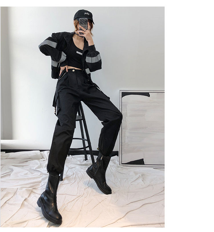 Shira - Suspender Cargo Pants | YesStyle