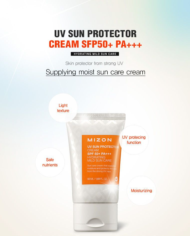 mizon uv sun protector cream