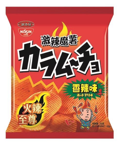 nissin - 湖池屋激辣魔薯香辣味薯片 25克