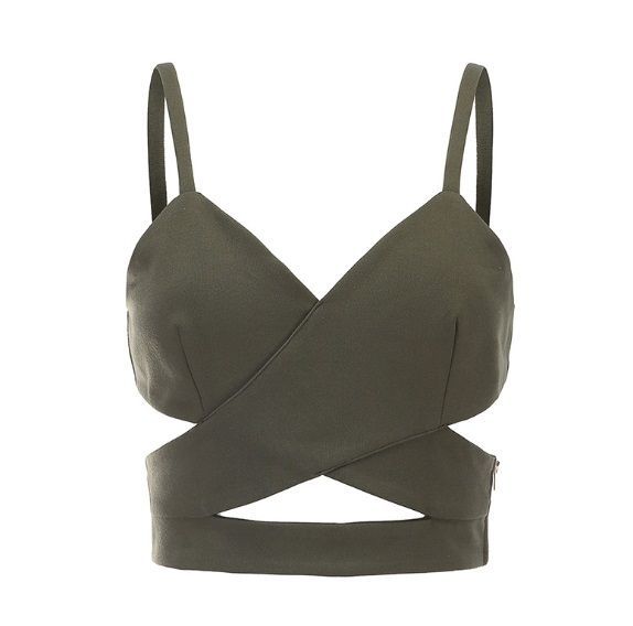 blossomgal Strappy Cut-out Bra Top | YesStyle