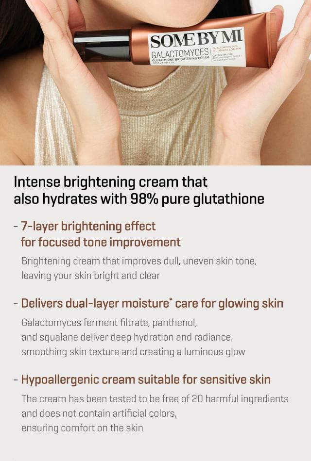 some by mi galactomyces glutathione brightening cream Buy SOME BY MI - Galactomyces Glutathione Brightening Cream in Bulk