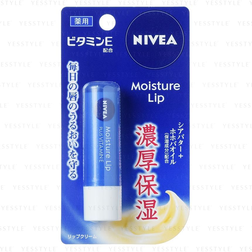 Nivea Japan Moisture Lip Balm 3.9g 3 Types YesStyle