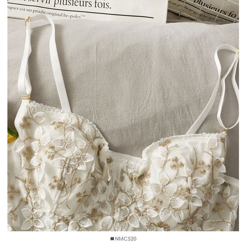 lemongrass floral lace bustier top