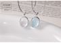Faux Gemstone Pendant S925 Sterling Silver Choker