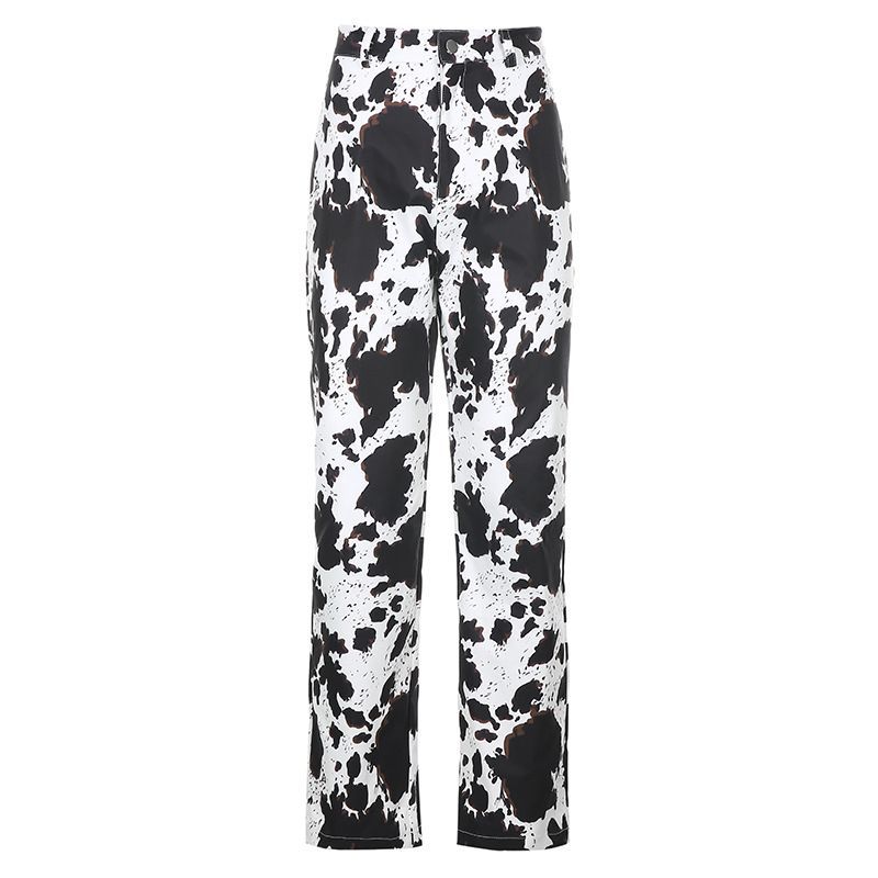 calvin klein cow print pants