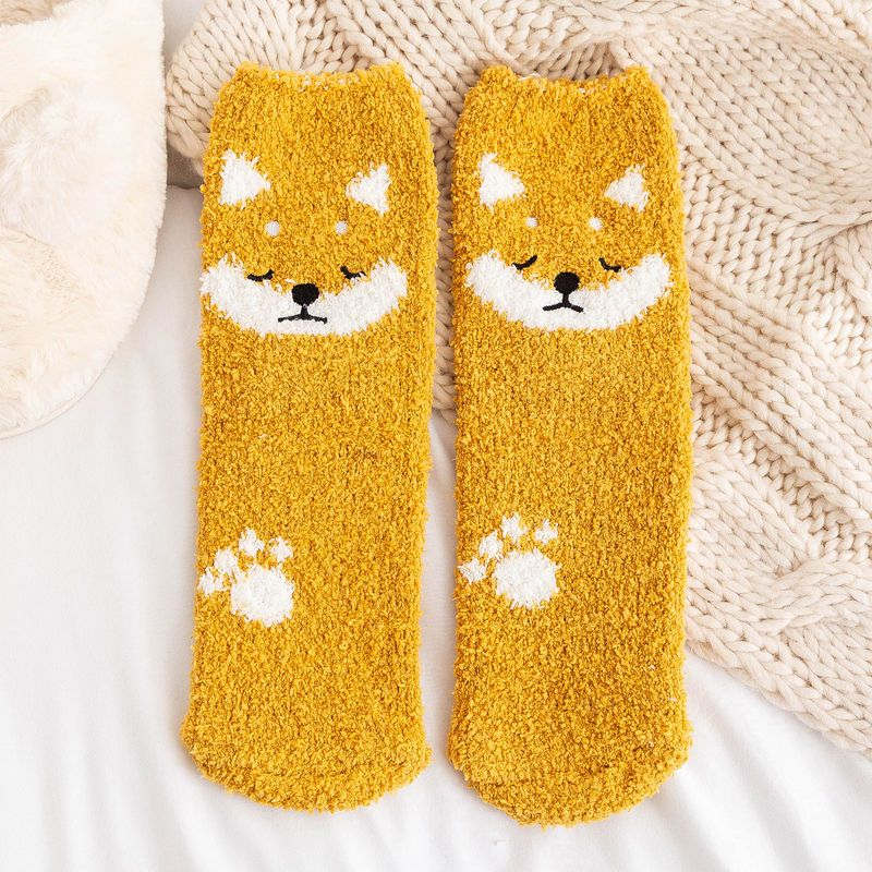 MOGLA Animal Furry Socks | YesStyle