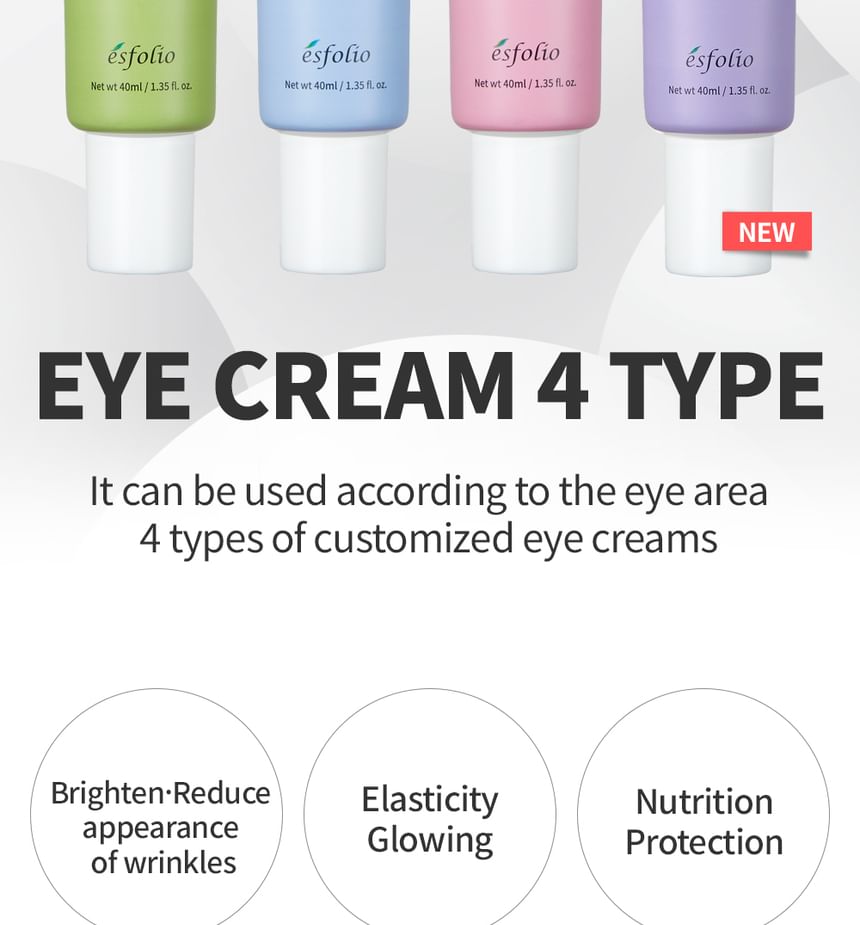 Buy esfolio Eye Cream 4 Types (x30) (Bulk Box) in Bulk