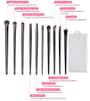 Makeup Brush / PVC Brush Pouch / Set