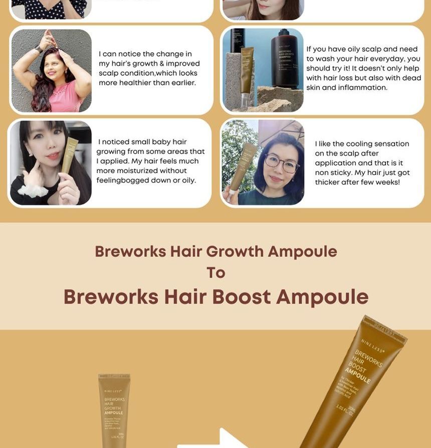 Buy NINELESS Breworks Hair Boost Ampoule in Bulk