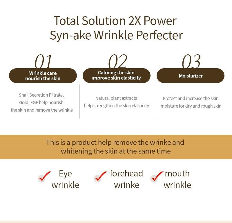 Buy Pretty skin - Total Solution 2X Power Wrinkle Perfecter Syn