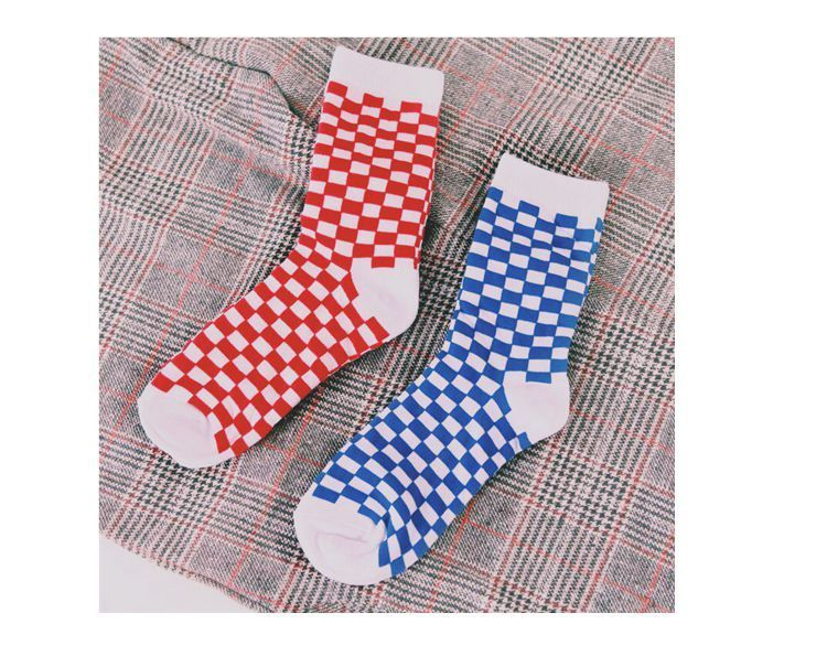 ASAIDA Checked Socks | YesStyle