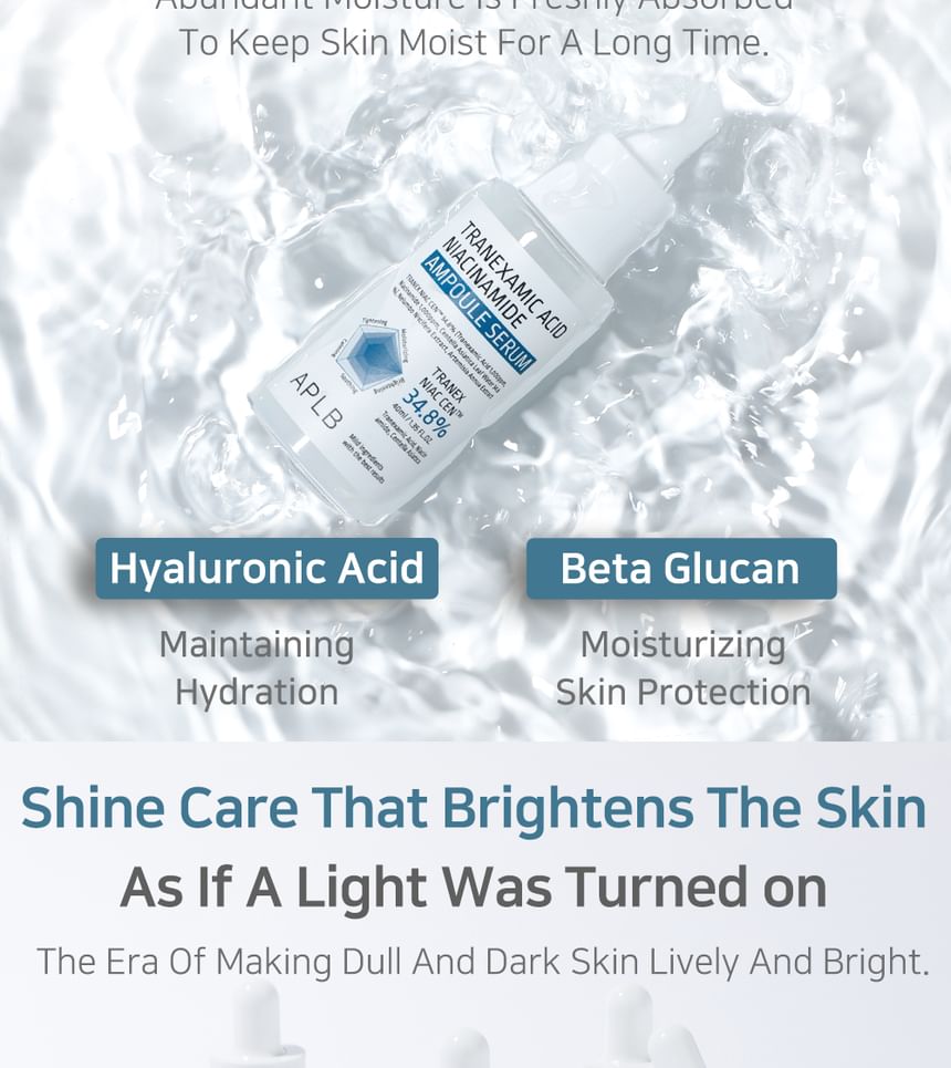 Buy APLB - Tranexamic Acid Niacinamide Ampoule Serum in Bulk ...