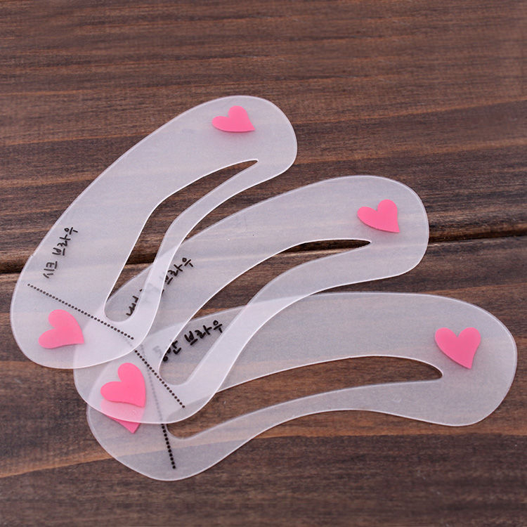 Gold Beam Eyebrow Stencil YesStyle