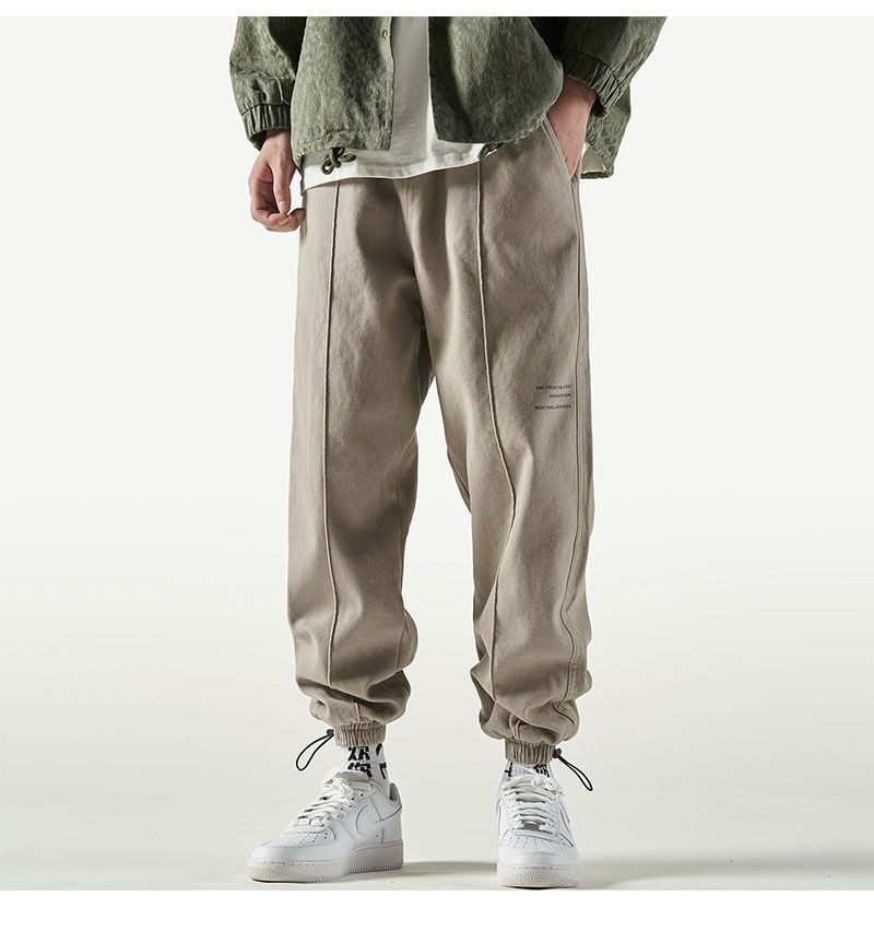 JUGAR - Drawstring Cargo Jogger Pants 