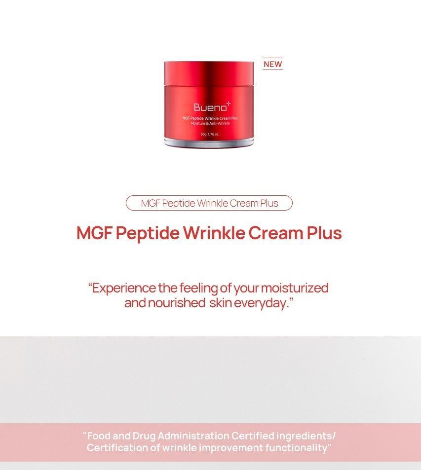 bueno mgf peptide wrinkle cream plus