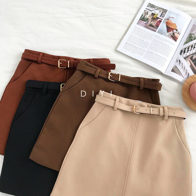 high waisted mini skirt with blouse