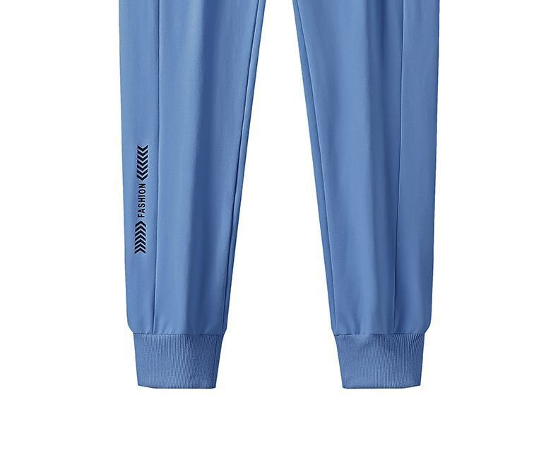 lettering fleece sweatpants