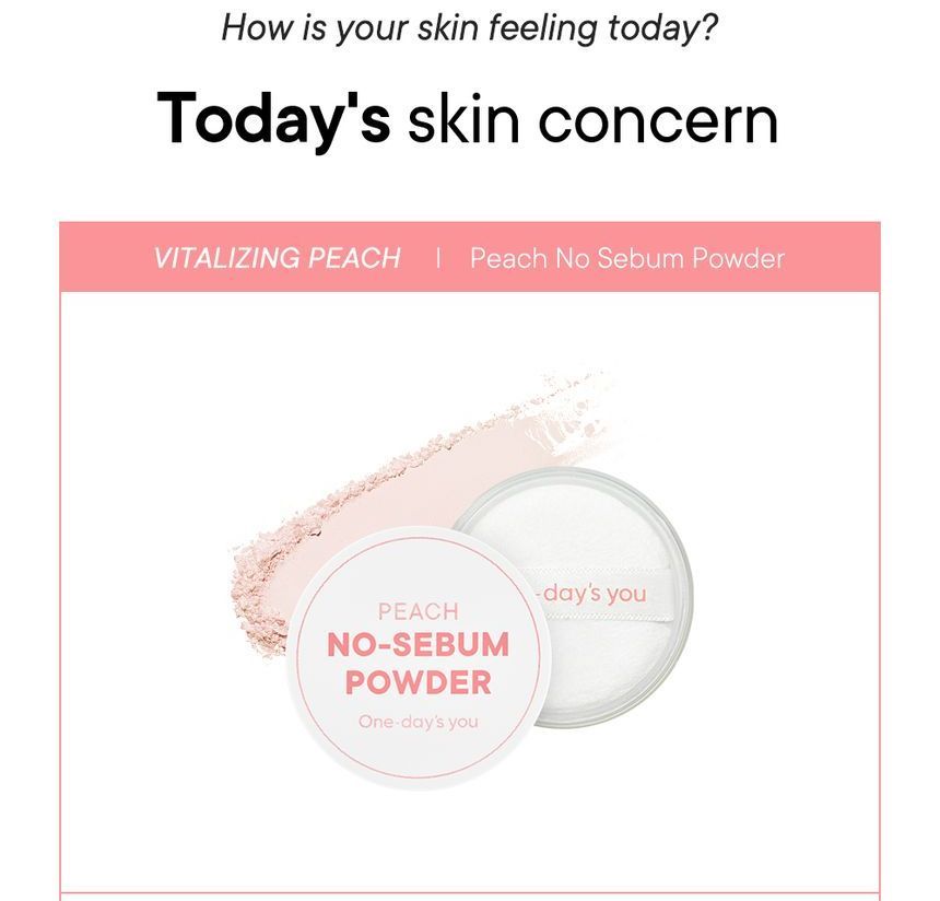 Buy One-day's you - Peach No-Sebum Powder in Bulk