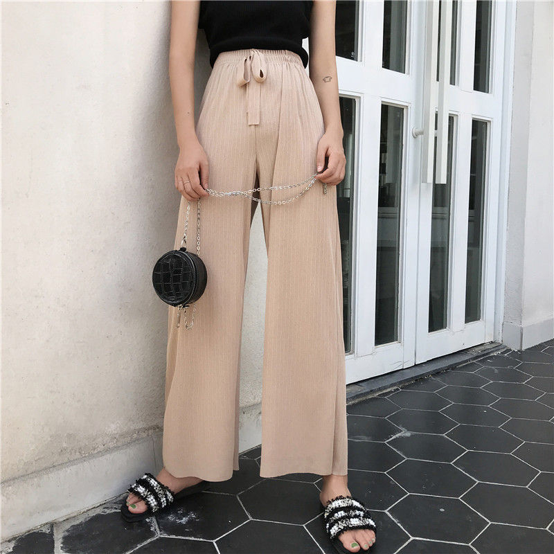 wide leg pants length