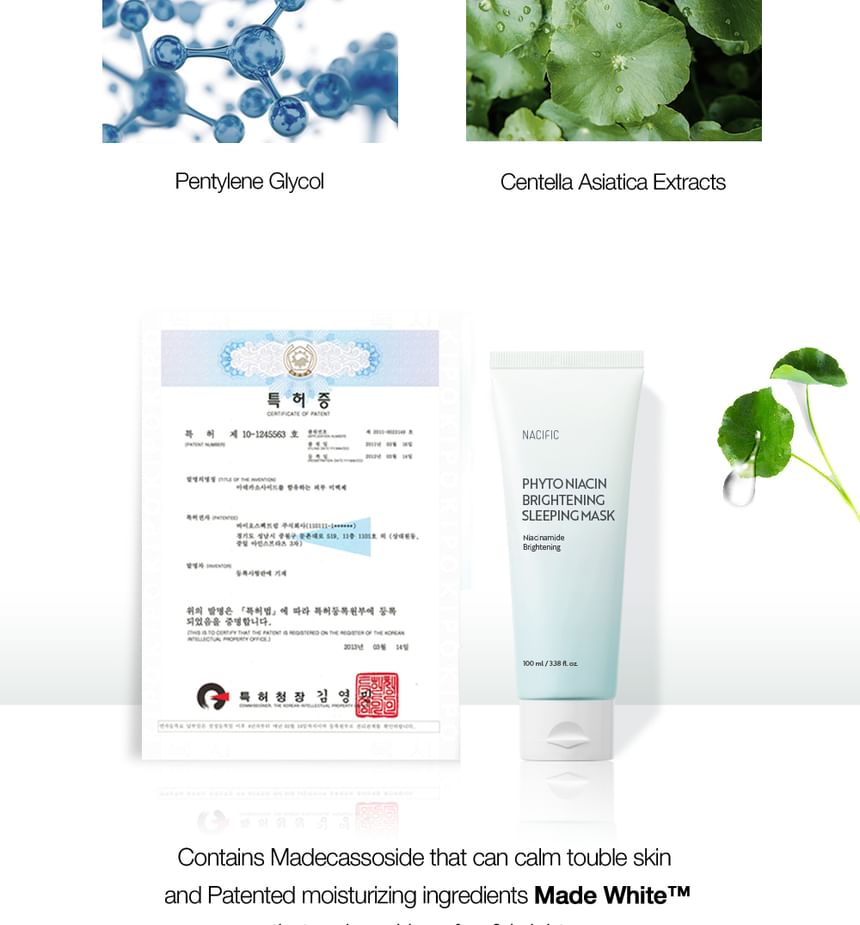 Buy Nacific Phyto Niacin Brightening Sleeping Mask in Bulk