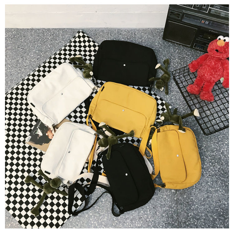 SUNMAN Canvas Messenger Bag YesStyle