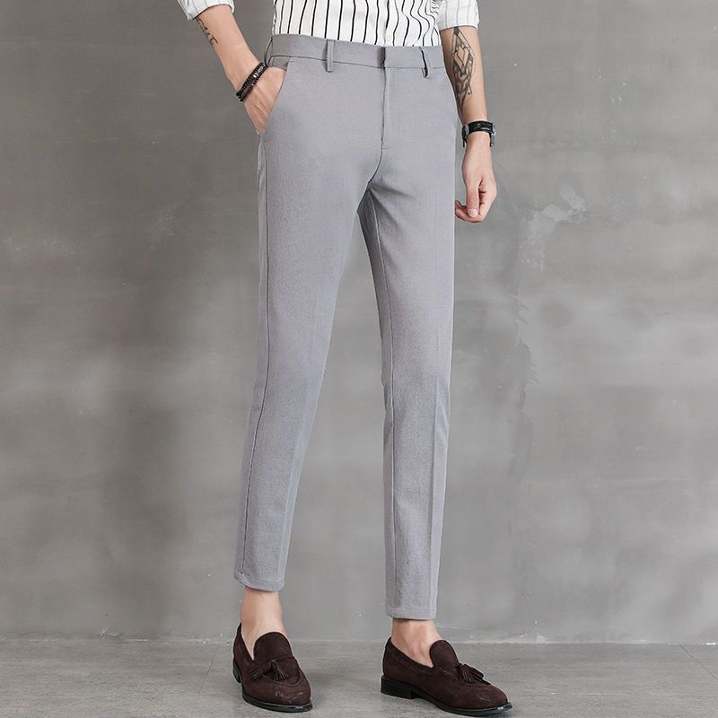 light grey dress pants outfit