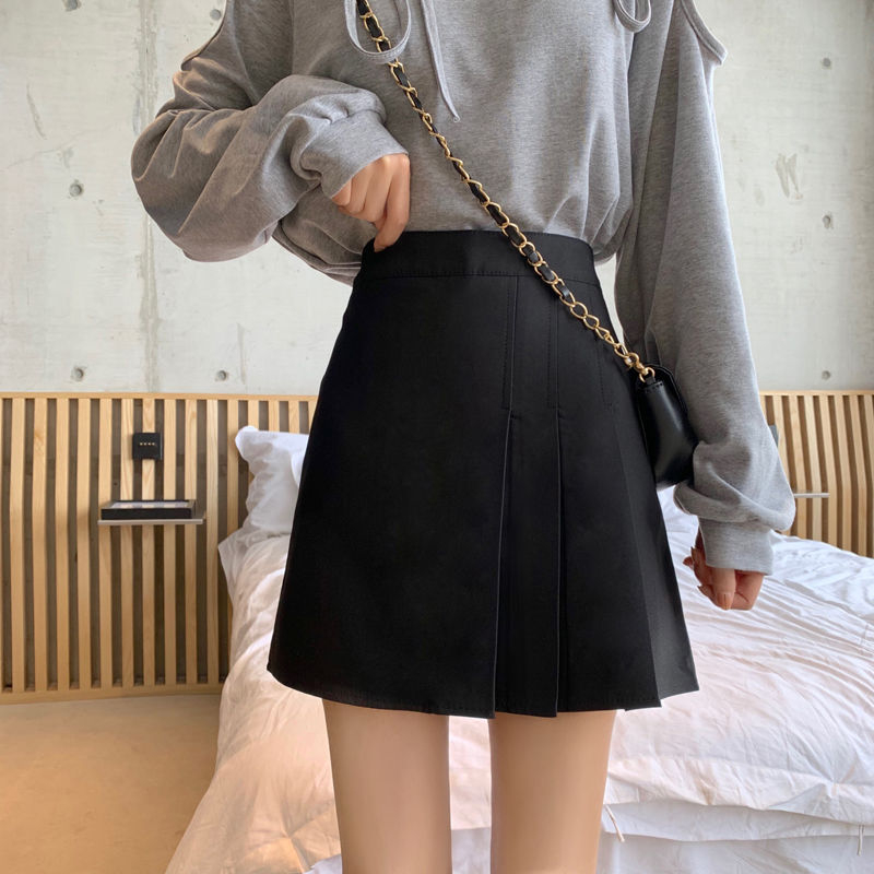 Shinsei Pleated A-Line Mini Skirt | YesStyle