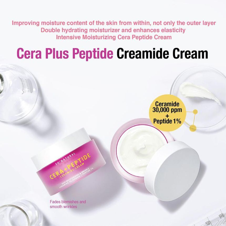 face cream with peptides and ceramides