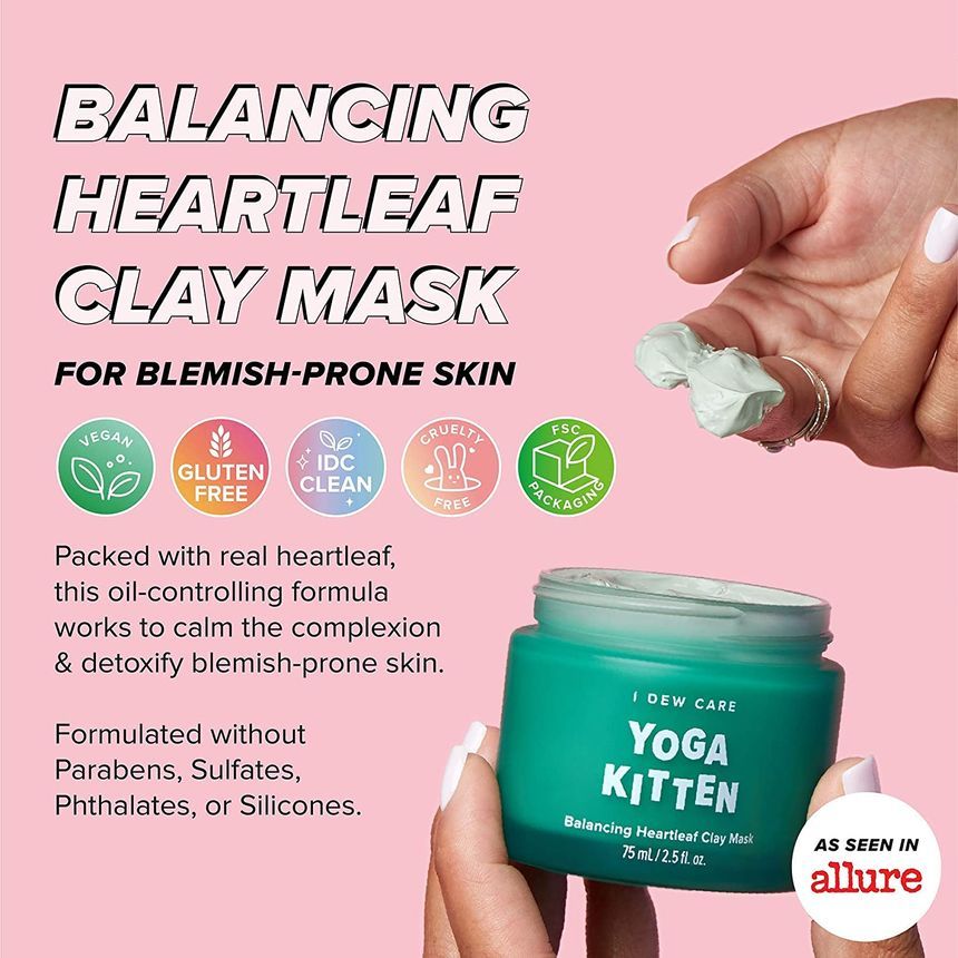 Buy I DEW CARE Yoga Kitten Balancing Heartleaf Clay Mask (x48) (Bulk